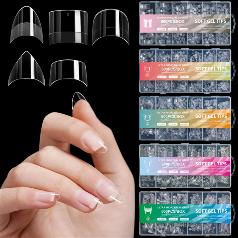 French Half-Cover  Nail Tips